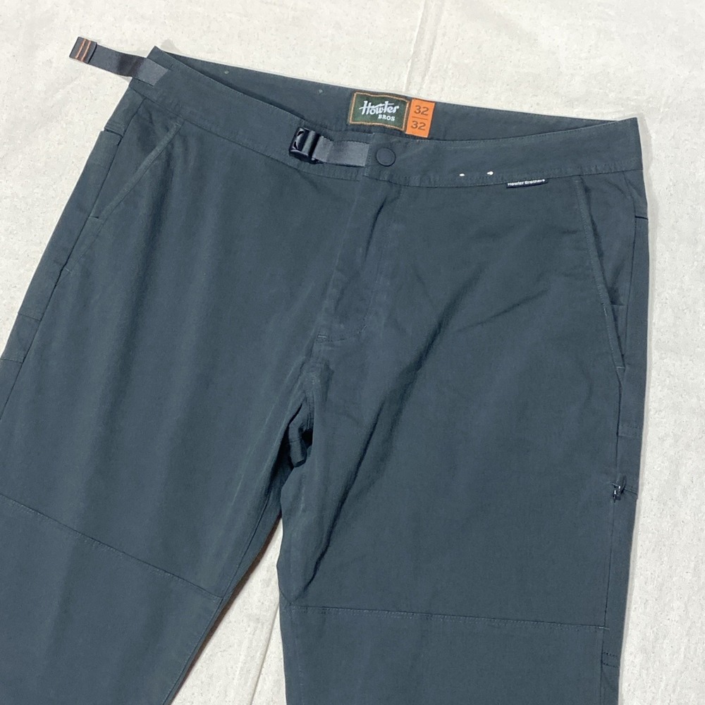 Howler Bros Pants NWOT Mens 32x32 Gray Reimers Trek Hiking Pockets Belted